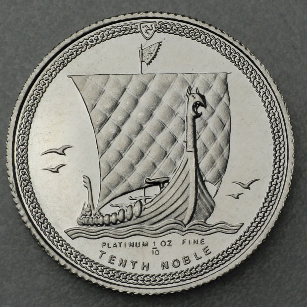 Platinmünze 1/10oz "Tenth Noble" versch. Jahrg. diff. (Isle of Man) - Hauptansicht