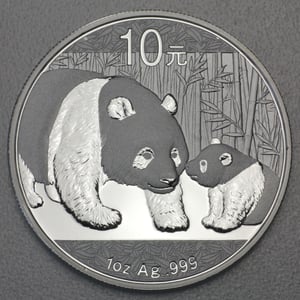 Silbermünze 1oz "Panda" 2011 (China) - Hauptansicht