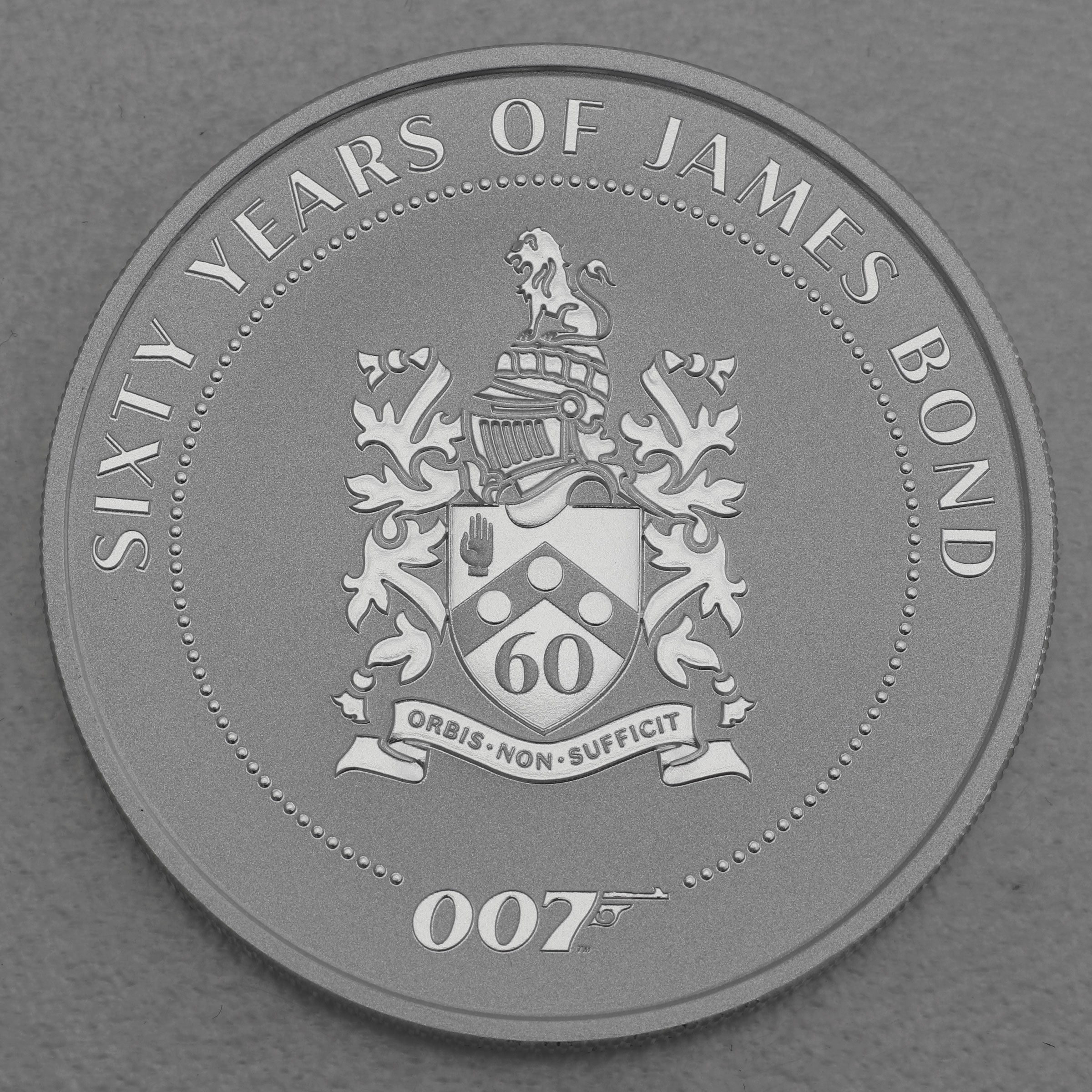 Silbermünze 1oz "James Bond Family Crest" 2022 60 Years of James Bond (Tuvalu) - Hauptansicht