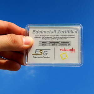 Silbertafel (5x 1g Feinsilber) "CombiBar" - Miniaturansicht 7