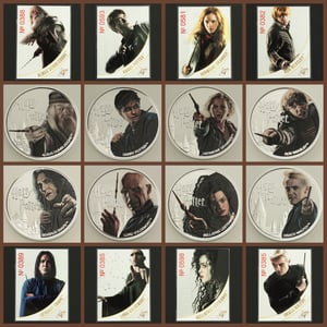 Silbermünzen 8 x 1oz "Harry Potter" 2020 (PP/kol.) Set – 8-teilig (Fidschi) - Hauptansicht