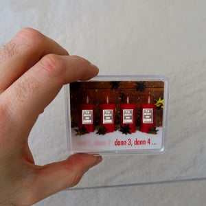 Silberbarren 4g "Adventskerzen" (Flip) - Miniaturansicht 3