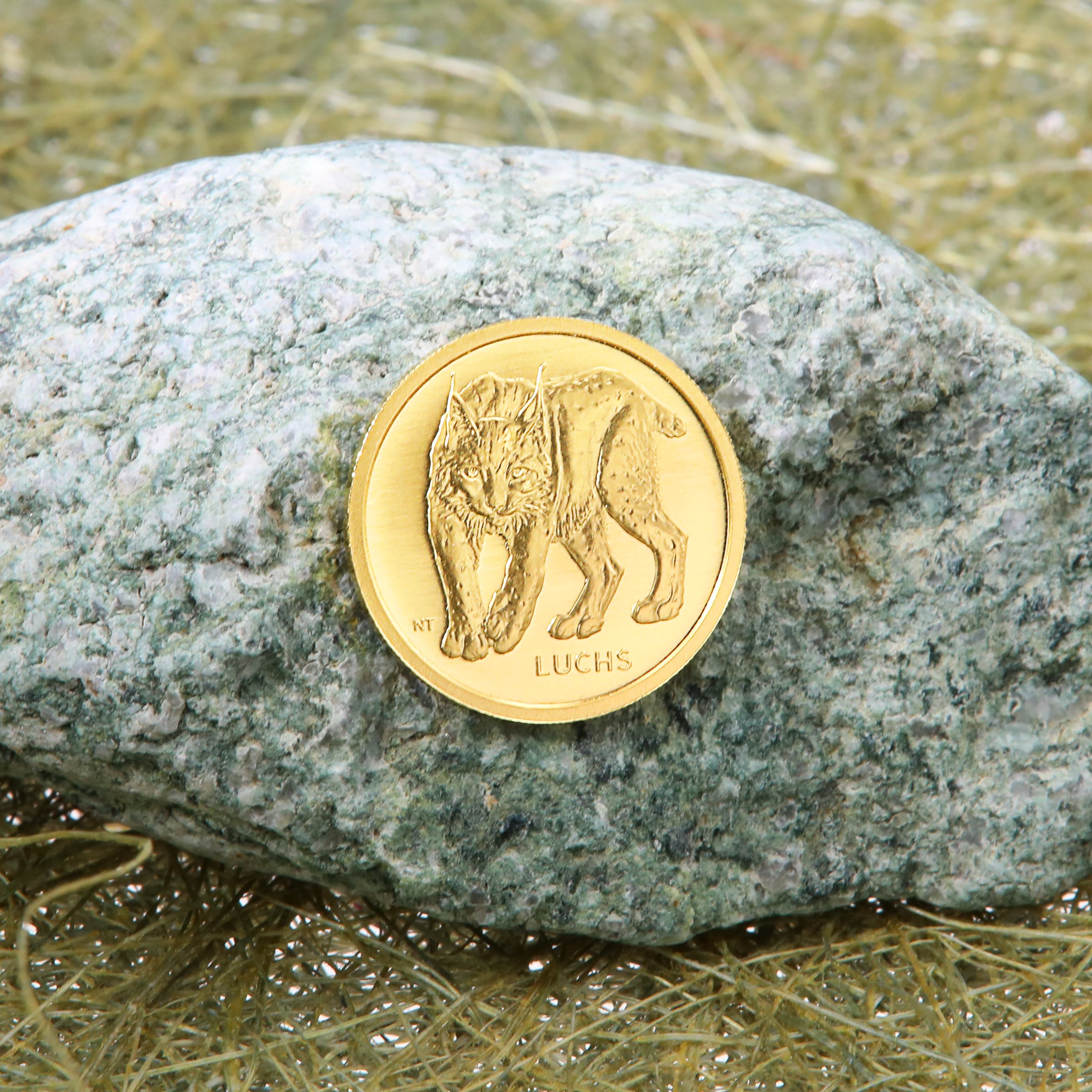 Goldmünze 20 Euro "Luchs" 2025 Rückkehr der Wildtiere (Deutschland) - Detailansicht 5