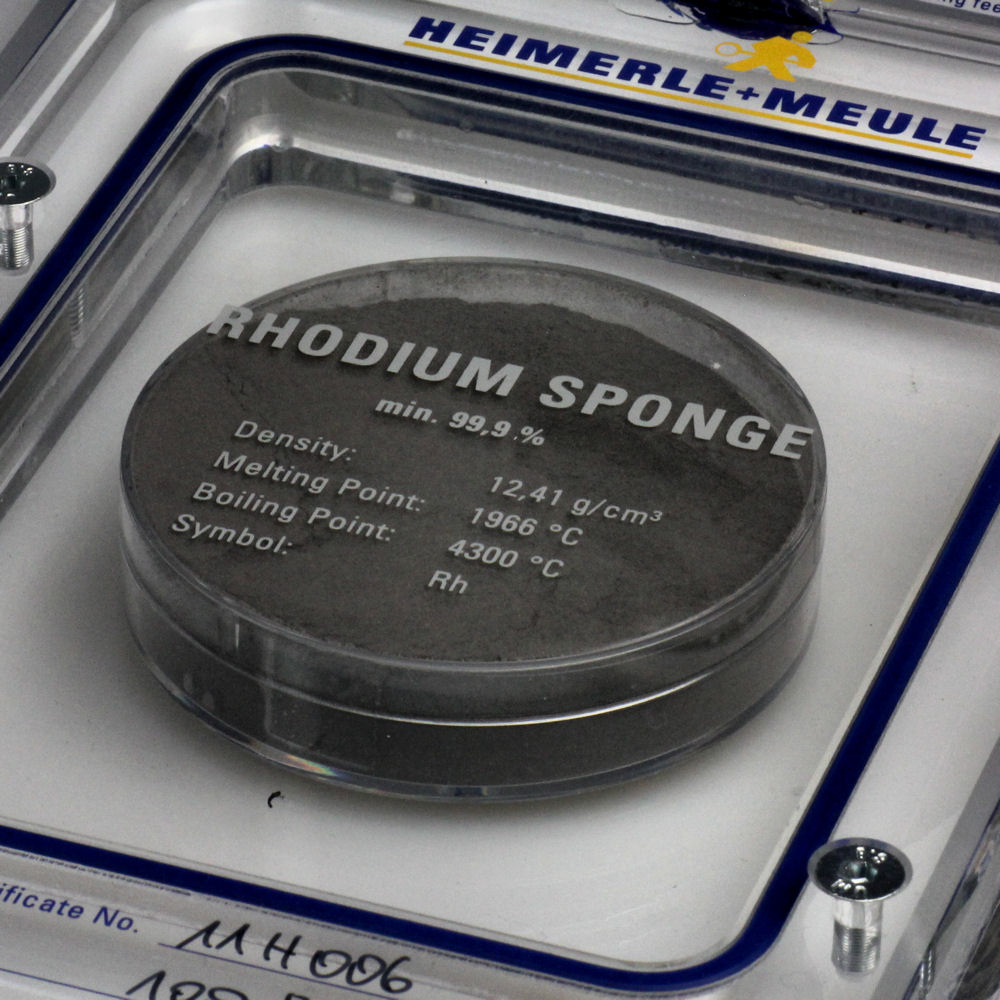 Anlage-Rhodium 50g (999 Rh), pulverförmig - Detailansicht 3
