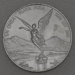 Silbermünze 1/4oz "Libertad" 1999 (Mexiko) - Miniaturansicht 1