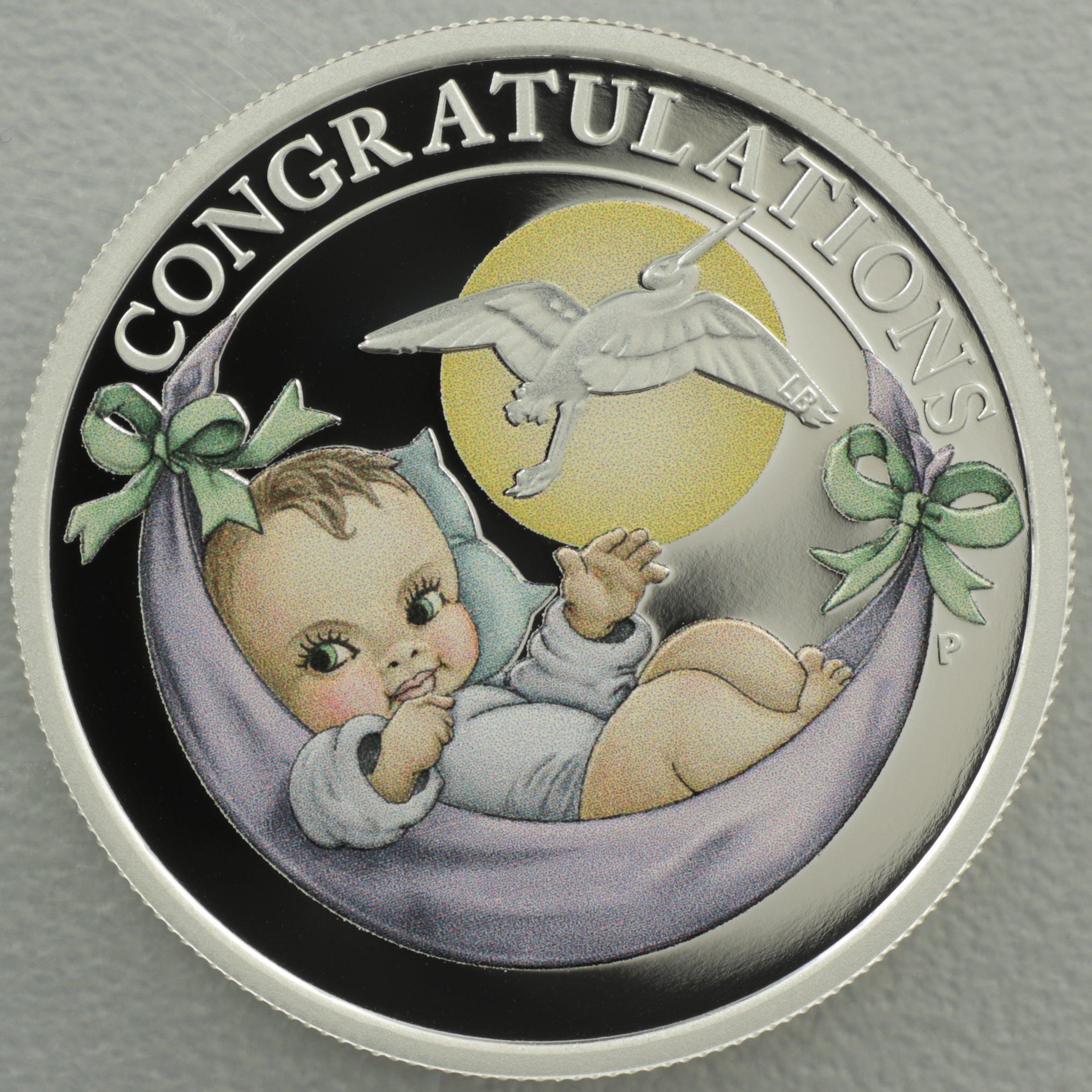 Silbermünze 1/2oz "Newborn" 2021 (PP/koloriert) (Australien) - Hauptansicht
