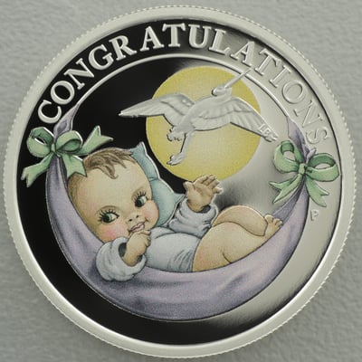 Silbermünze 1/2oz "Newborn" 2021 (PP/koloriert) (Australien) - Miniaturansicht 1