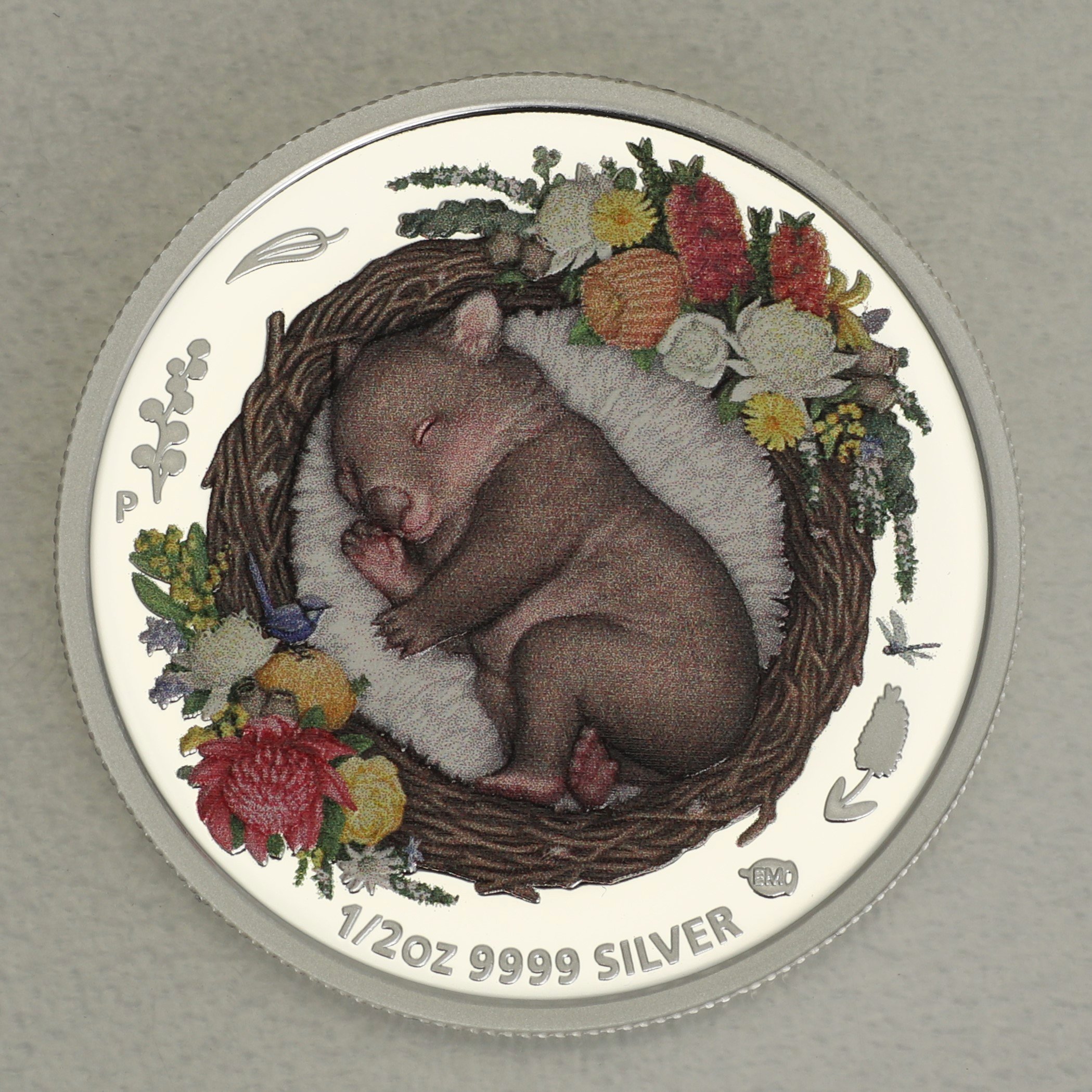 Silbermünze 1/2oz "Baby Wombat" 2021 (PP) Dreaming Down Under (Australien) - Hauptansicht