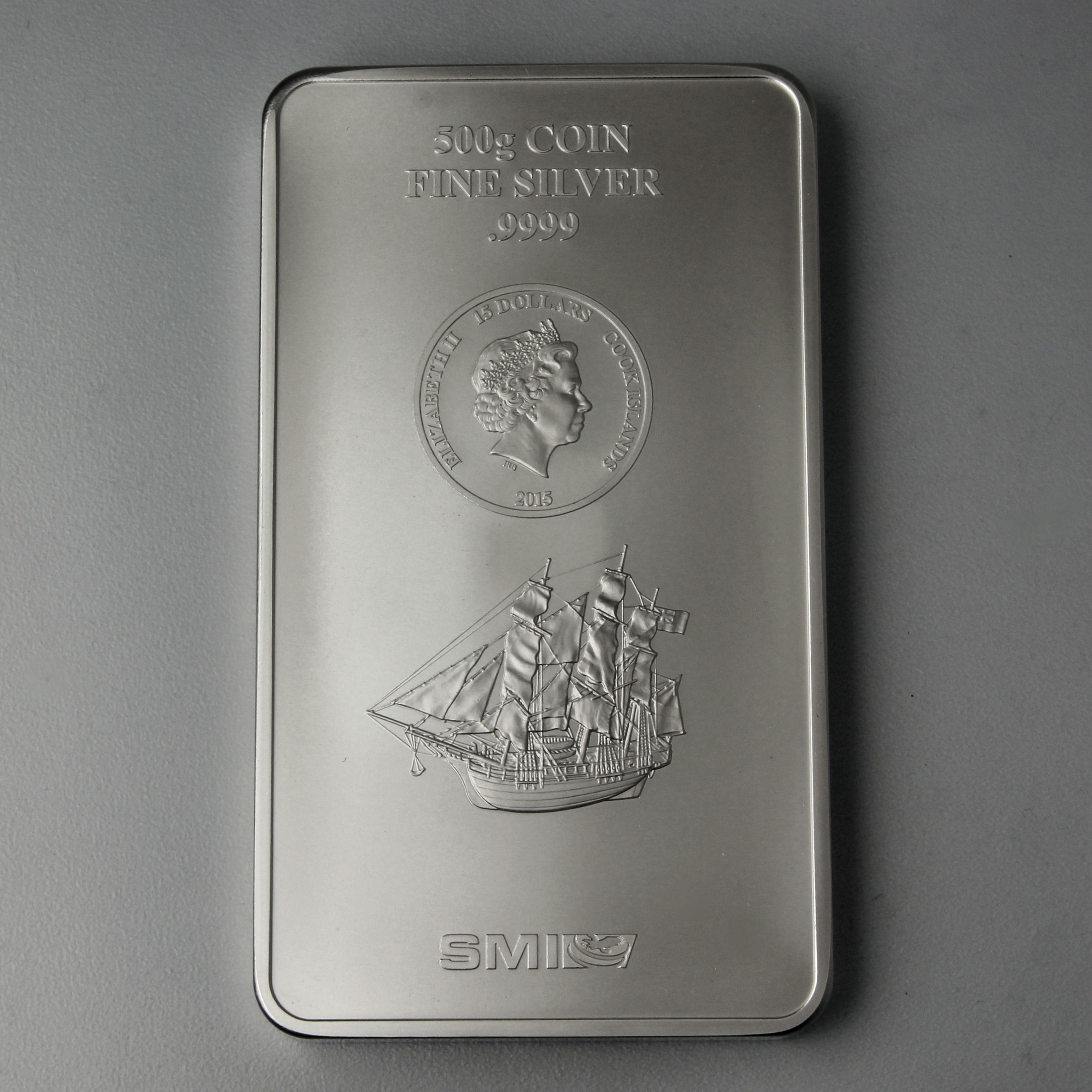 Münzbarren 500g "SMI / Cook Islands" - Hauptansicht