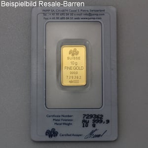 Goldbarren 10g "Resale" (div. Hersteller) - Miniaturansicht 5