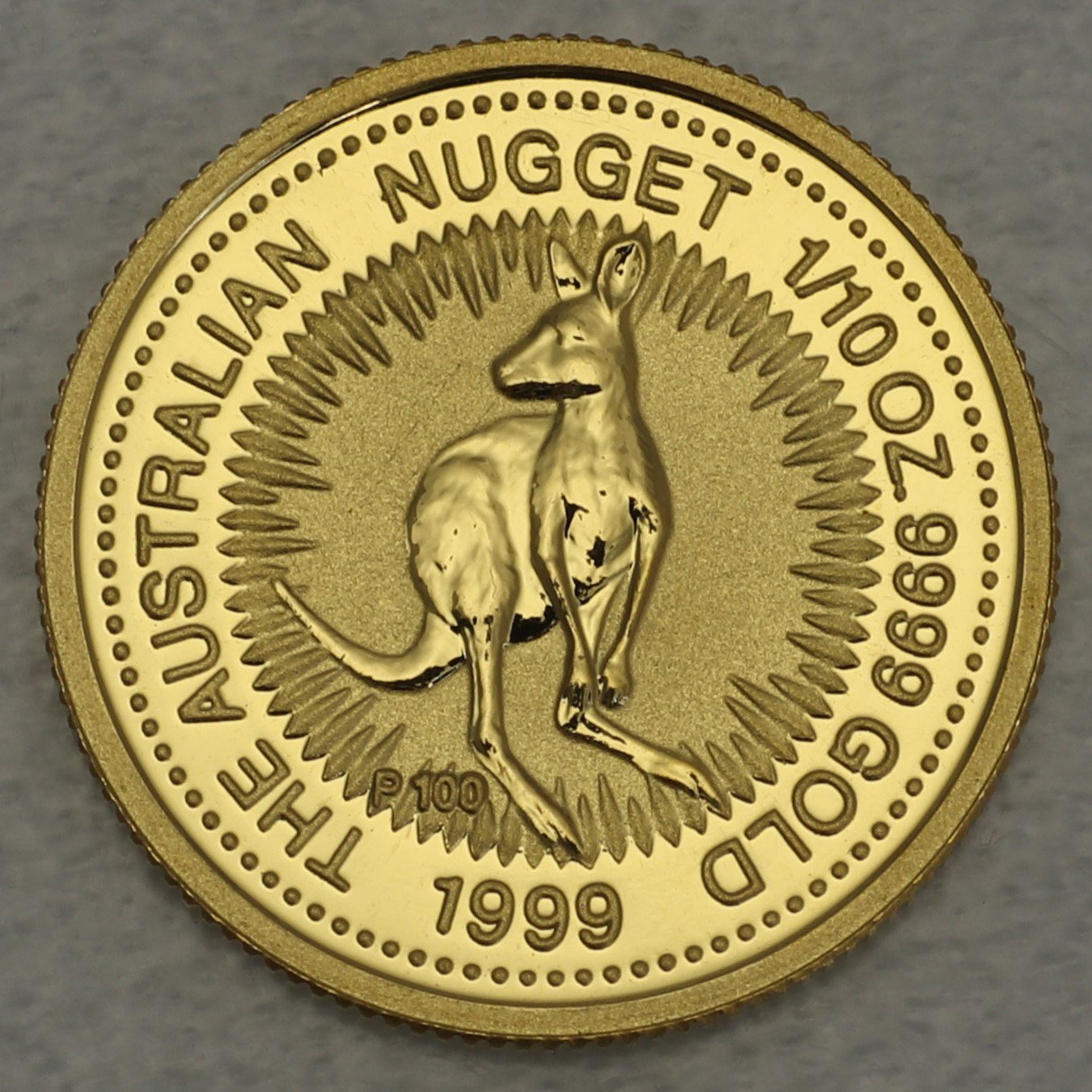 Goldmünze 1/10oz "Känguru" 1999 Australian Nugget (Australien) - Hauptansicht
