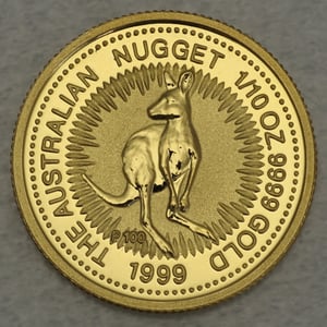 Goldmünze 1/10oz "Känguru" 1999 Australian Nugget (Australien) - Hauptansicht