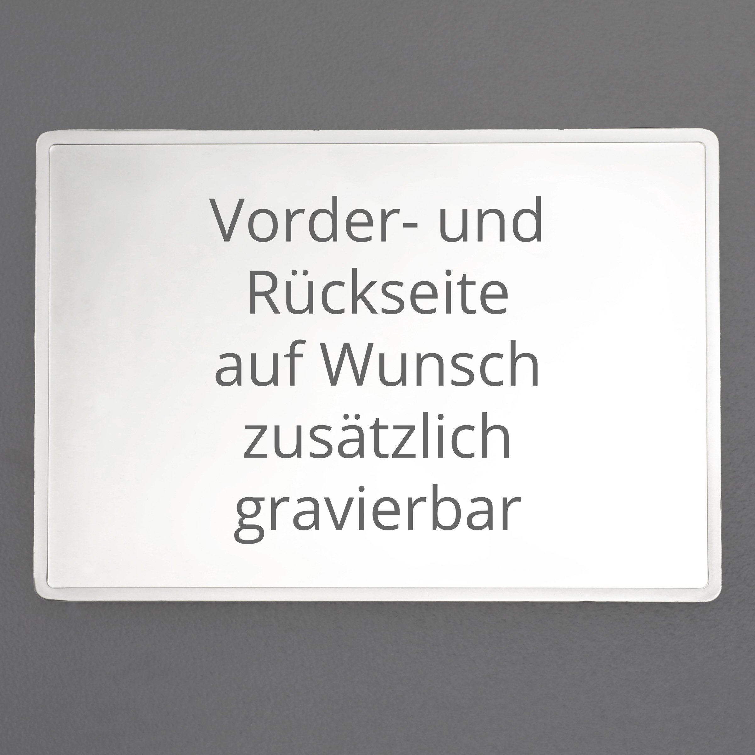 Silberbarren 100g "Frohes Fest" Gravur-Silbertafel - Detailansicht 2