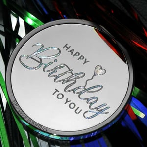 Silbermedaille 1oz "Happy Birthday" Gravurmedaille - Miniaturansicht 6