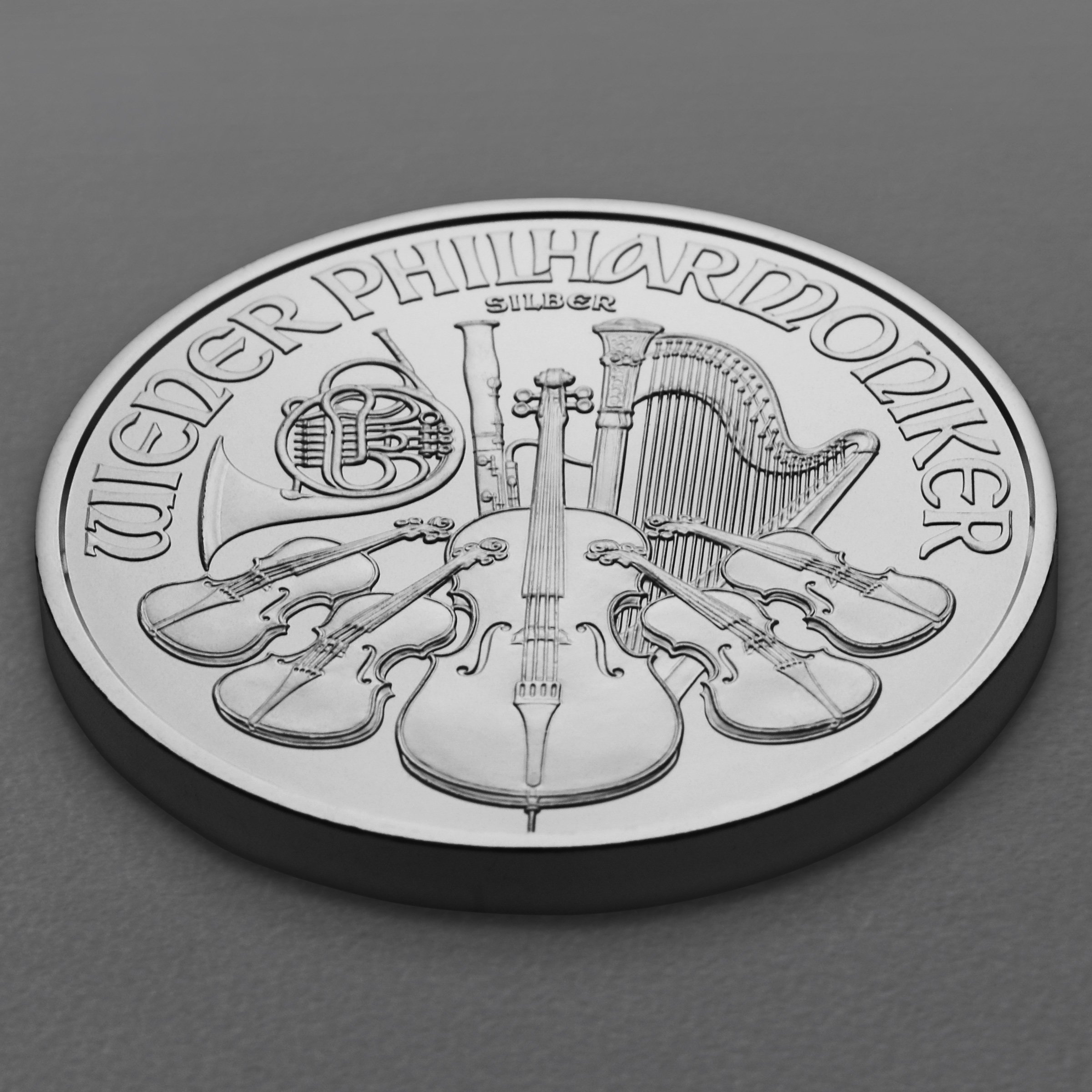 Silbermünze 1oz "Wiener Philharmoniker" aktueller Jahrgang 19% (Österreich) - Detailansicht 2
