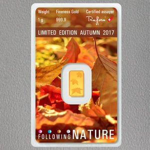 Goldbarren (4x 1g) "Following Nature" ARGOR - Miniaturansicht 3