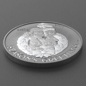 Silbermünze 1oz "Simpsons Season s Greetings" 2022 The Simpsons (Tuvalu) - Miniaturansicht 3