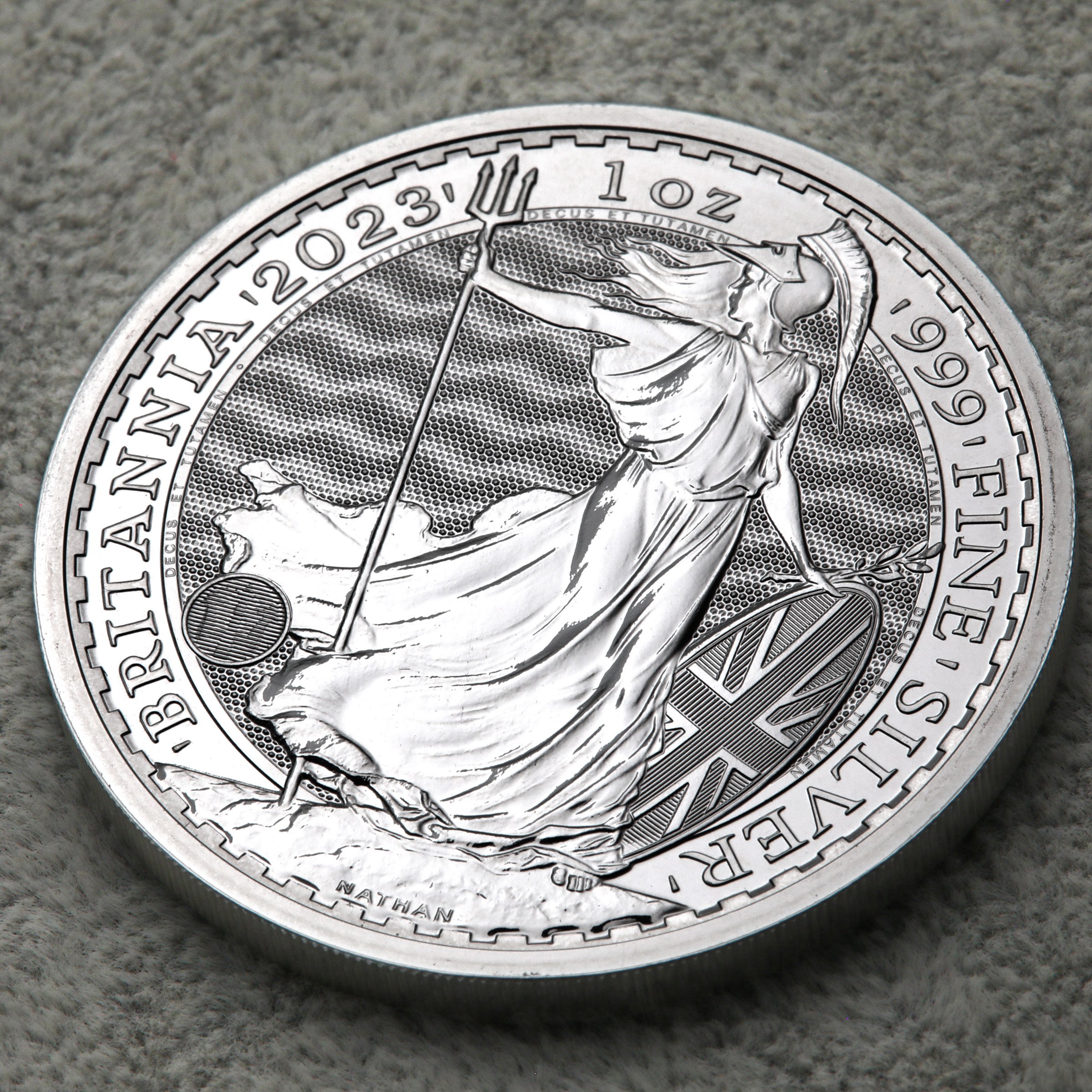 Silbermünze 1oz "Britannia" 2023 Krönung Charles III. 19% (Großbritannien) - Detailansicht 4