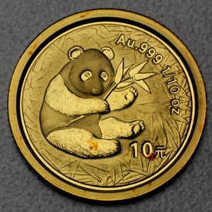 Goldmünze 1/10oz "Panda" 2000 (China) - Hauptansicht