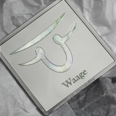 Silberbarren 1oz "Sternzeichen Waage" Gravurbarren quadratisch - Miniaturansicht 6