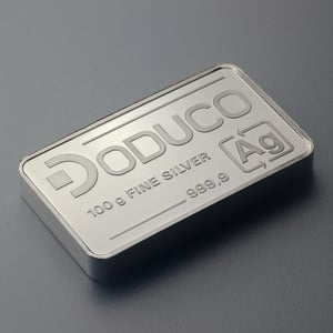 Silberbarren 100g Doduco in Kapsel - Miniaturansicht 6