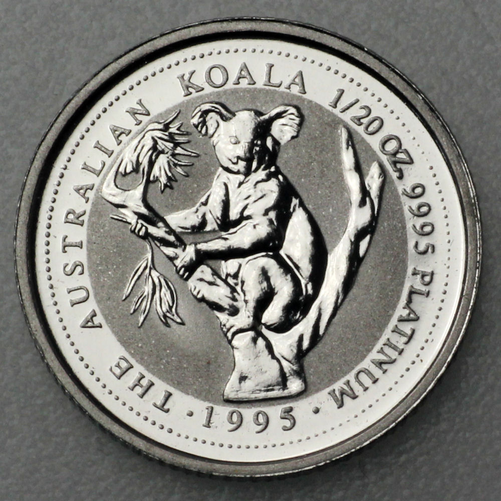Platinmünze 1/20oz "Koala" verschiedene Jahrgänge diff. (Australien) - Hauptansicht