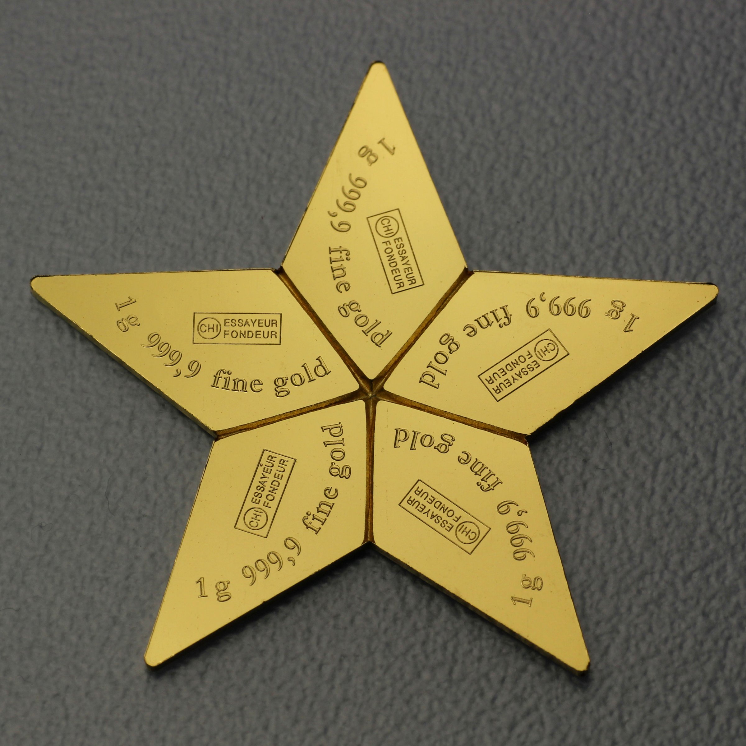 Goldmünze 5 x 1g "CombiStar" (Cook Islands) - Detailansicht 4