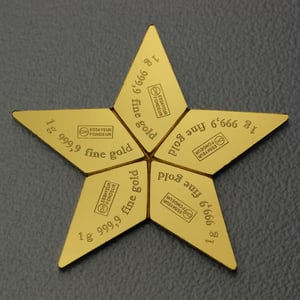 Goldmünze 5 x 1g "CombiStar" (Cook Islands) - Miniaturansicht 5