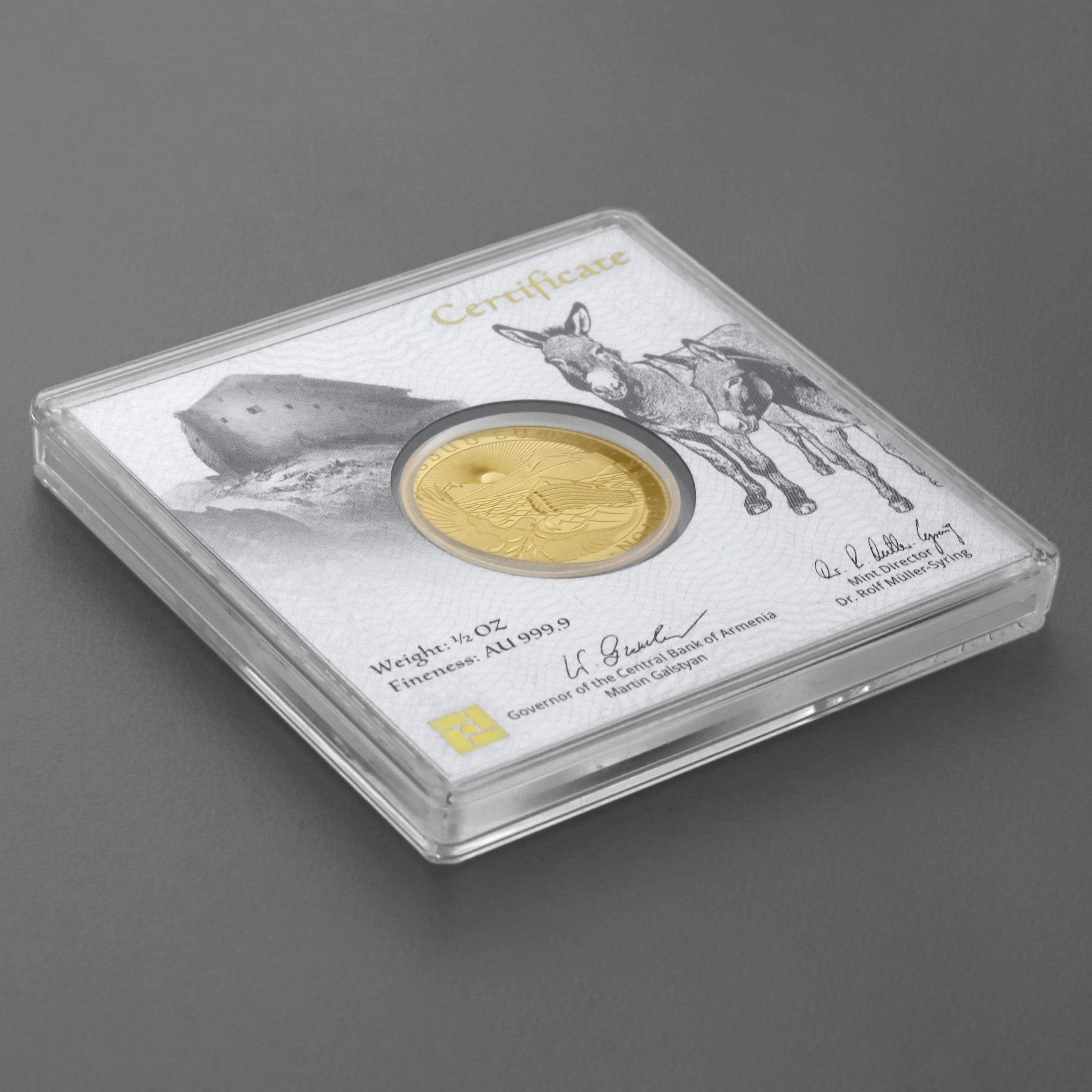 Goldmünze 1/2oz "Arche Noah" 2023 (Armenien) - Detailansicht 4