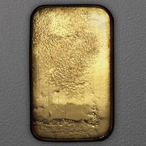 Goldbarren 50g UMICORE gegossen - Miniaturansicht 2