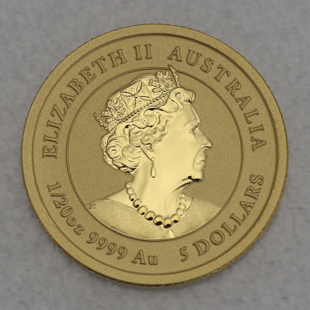 Goldmünze 1/20oz "Ochse" 2021 koloriert Lunar III – Year of the Ox (Australien) - Detailansicht 1