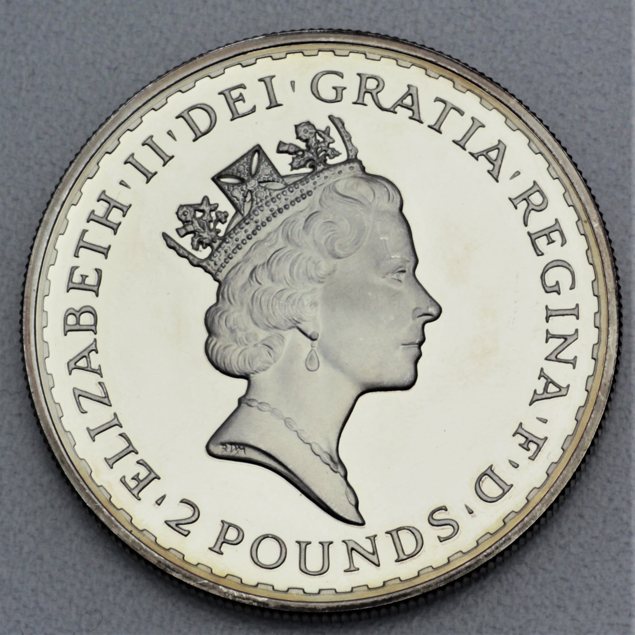 Silbermünze 1oz "Britannia" 1997 (Großbritannien) - Detailansicht 1