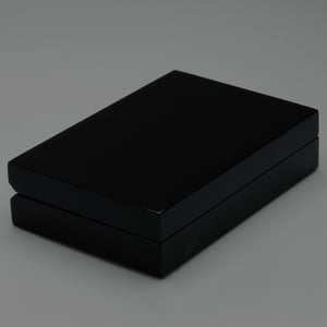 Luxus-Geschenkbox "Hochglanz schwarz" (15x10cm) image