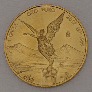 Goldmünze 1oz "Libertad" 2012 (Mexiko) - Hauptansicht