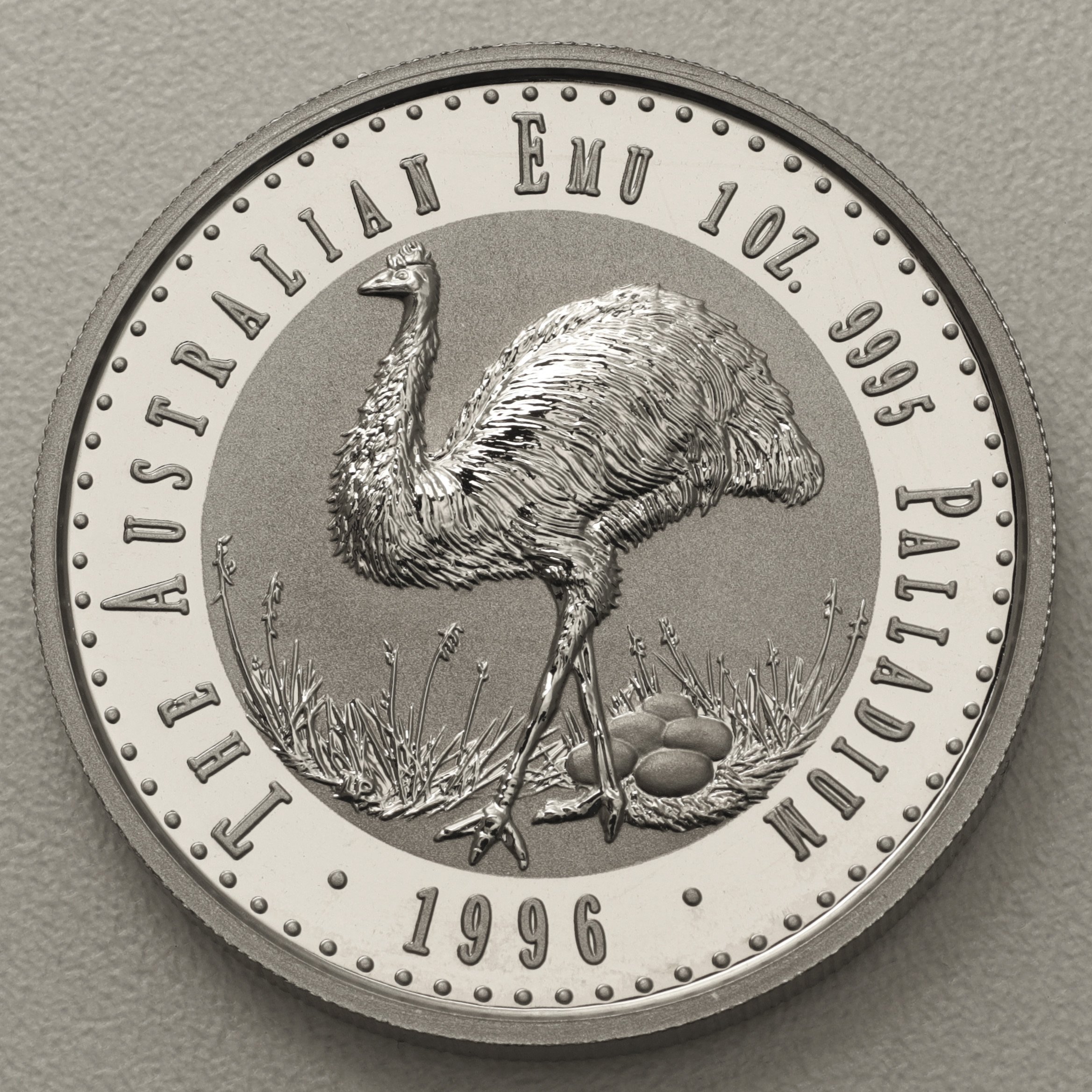 Palladiummünze 1oz "Emu" 1996 (Australien) - Hauptansicht