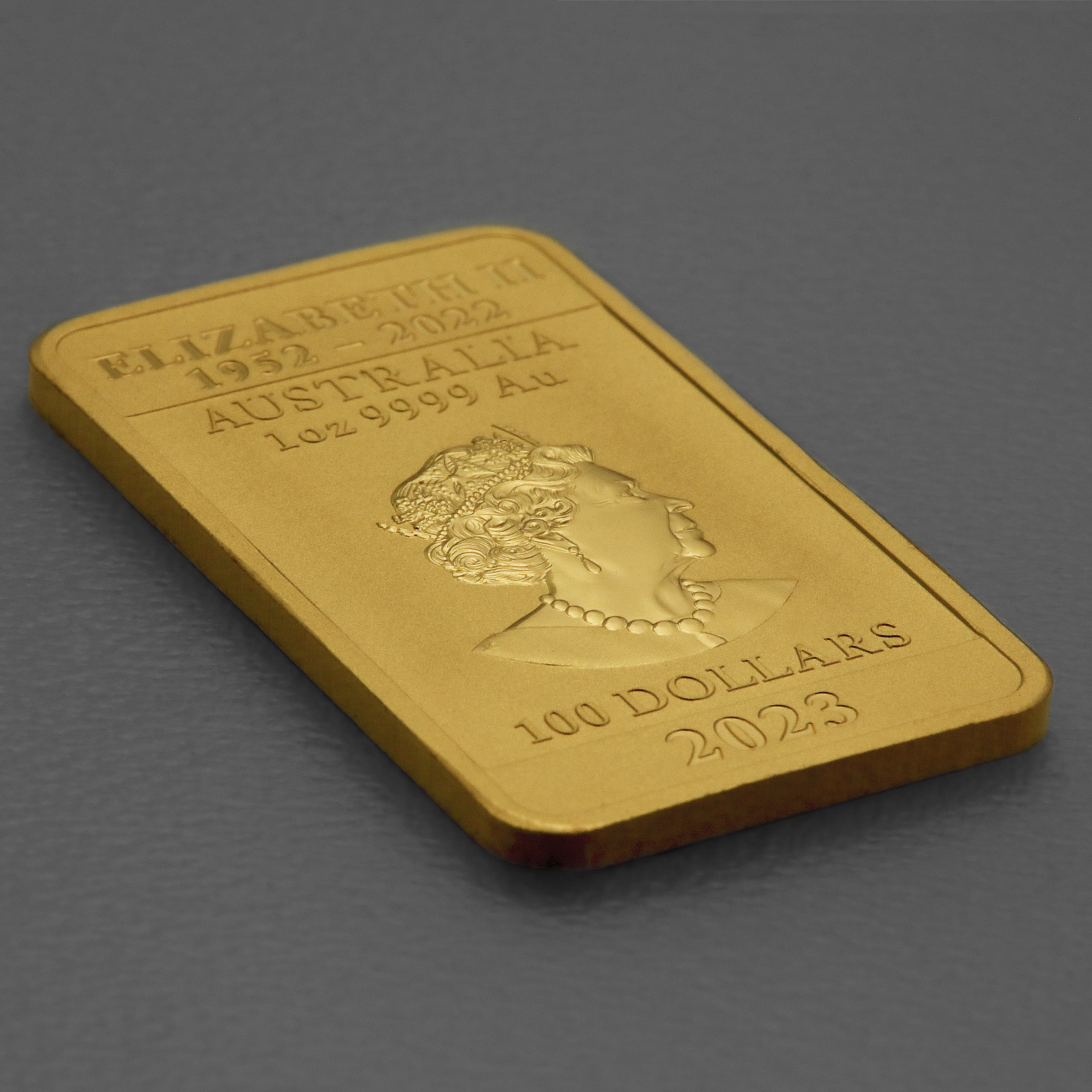 Gold Münzbarren 1oz "Rectangular Dragon" 2023 (Australien) - Detailansicht 3