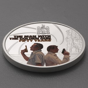 Silbermünze 1oz "Man with the Golden Gun" 2024 (PP/kol) James Bond (Tuvalu) - Miniaturansicht 3