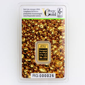 Goldbarren 2,5g "Auropelli" Responsible-Gold - Miniaturansicht 2