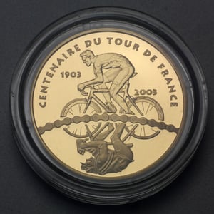 Goldmünze 20 Euro "Tour de France" 2003 100 Jahre Jubliäum (Frankreich) - Miniaturansicht 1
