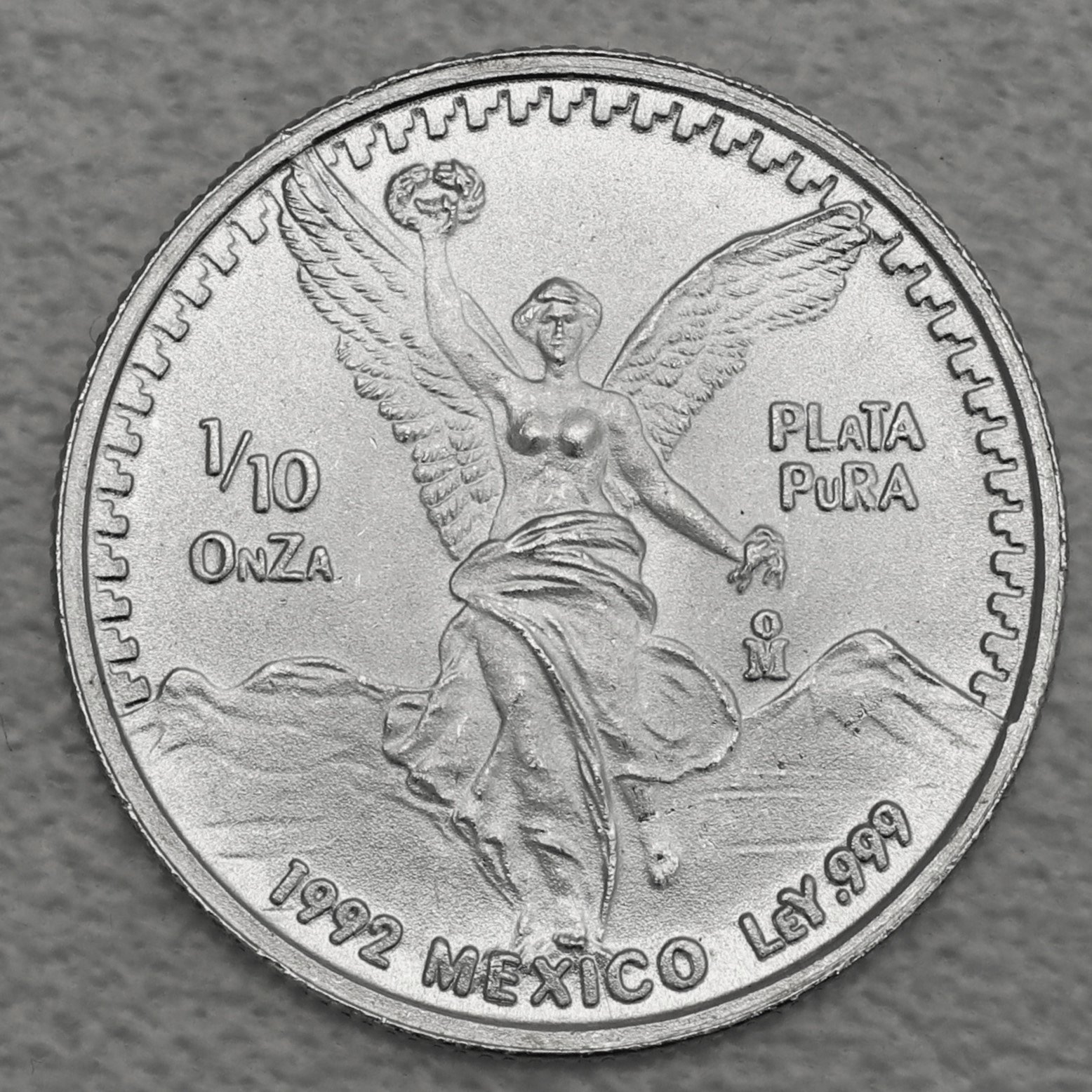 Silbermünze 1/10oz "Libertad" 1992 (Mexiko) - Hauptansicht