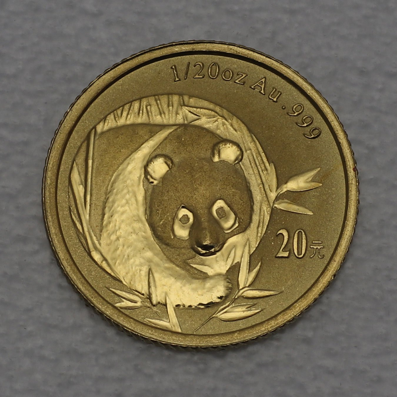 Goldmünze 1/20oz "Panda" 2003 (China) - Hauptansicht
