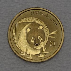 Goldmünze 1/20oz "Panda" 2003 (China) - Hauptansicht