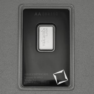 Platinbarren 5g VALCAMBI (Pt) - Miniaturansicht 2