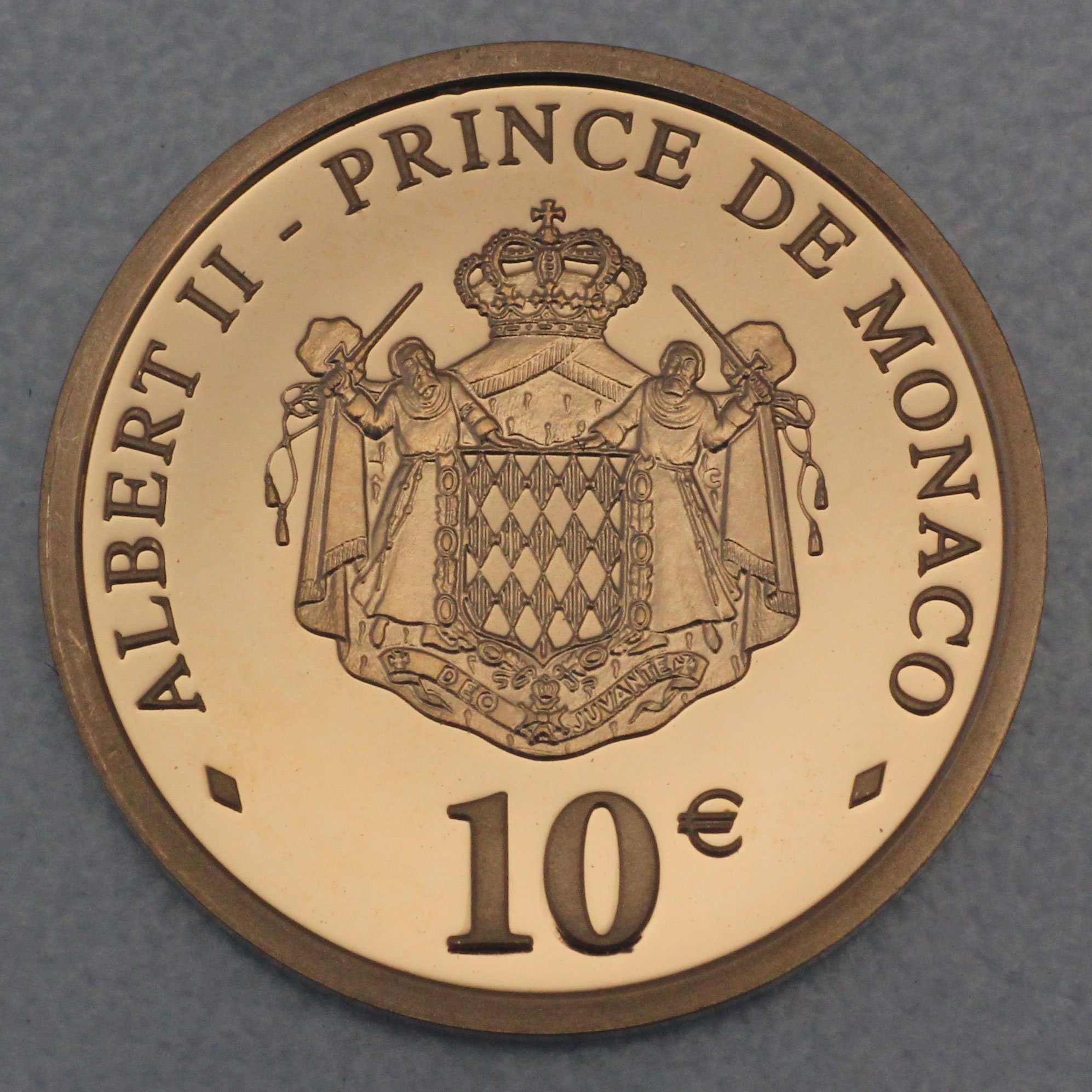 Goldmünze 10 Euro "Fürst Rainier III" 2005 (Monaco) - Detailansicht 1