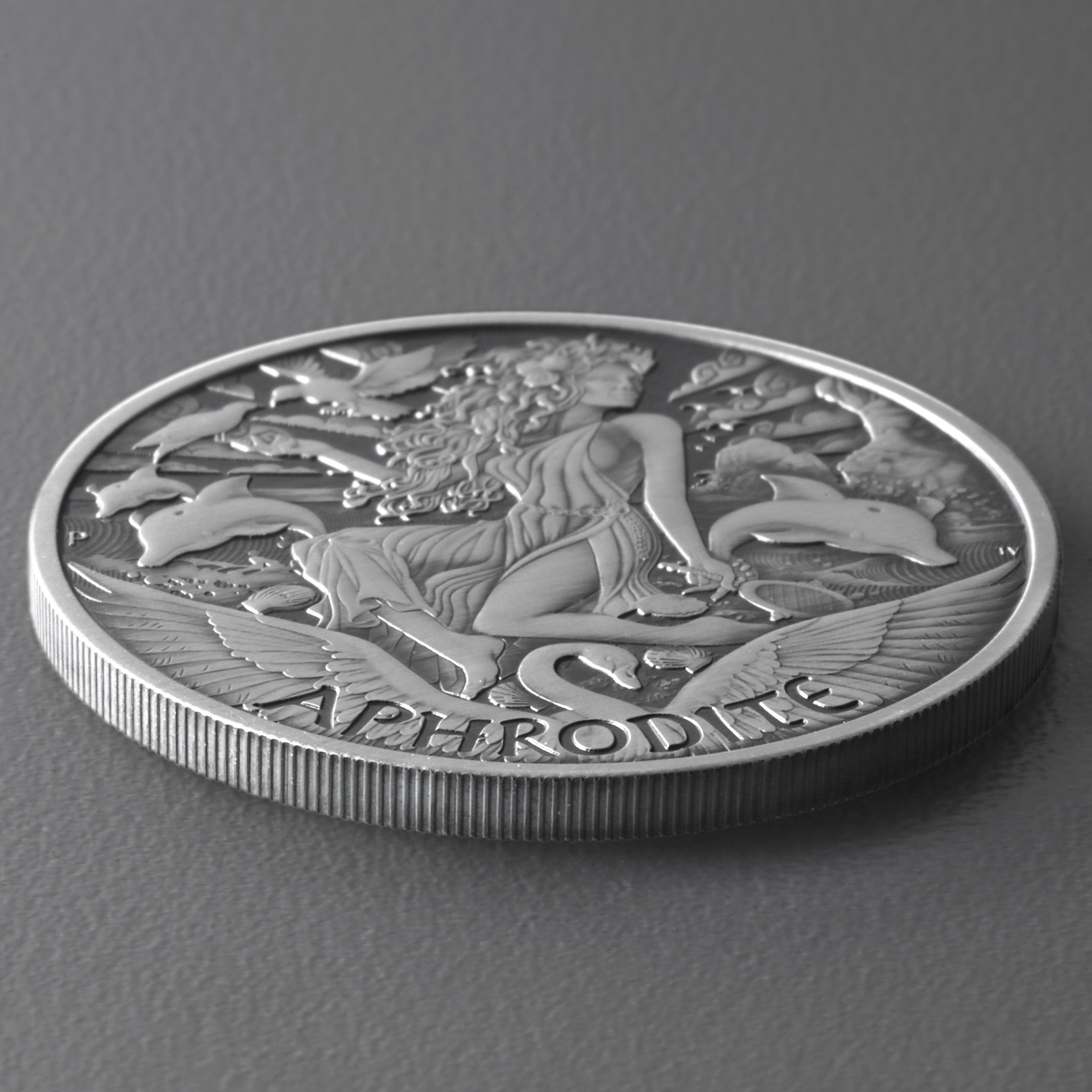 Silbermünze 1oz "Aphrodite 2022" (AF) Gods of Olympus (Tuvalu) - Detailansicht 2