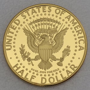 Goldmünze 1/2 US Dollar "John F. Kennedy" 2014 (USA) - Miniaturansicht 3
