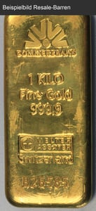 Goldbarren 1000g "Resale" (div. Hersteller) - Miniaturansicht 4