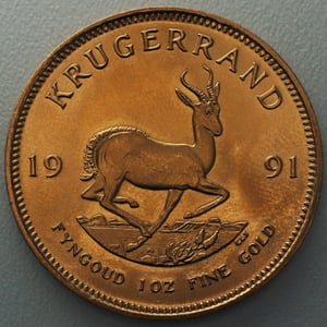 Goldmünze 1oz "Krügerrand" 1991 (Südafrika) - Hauptansicht