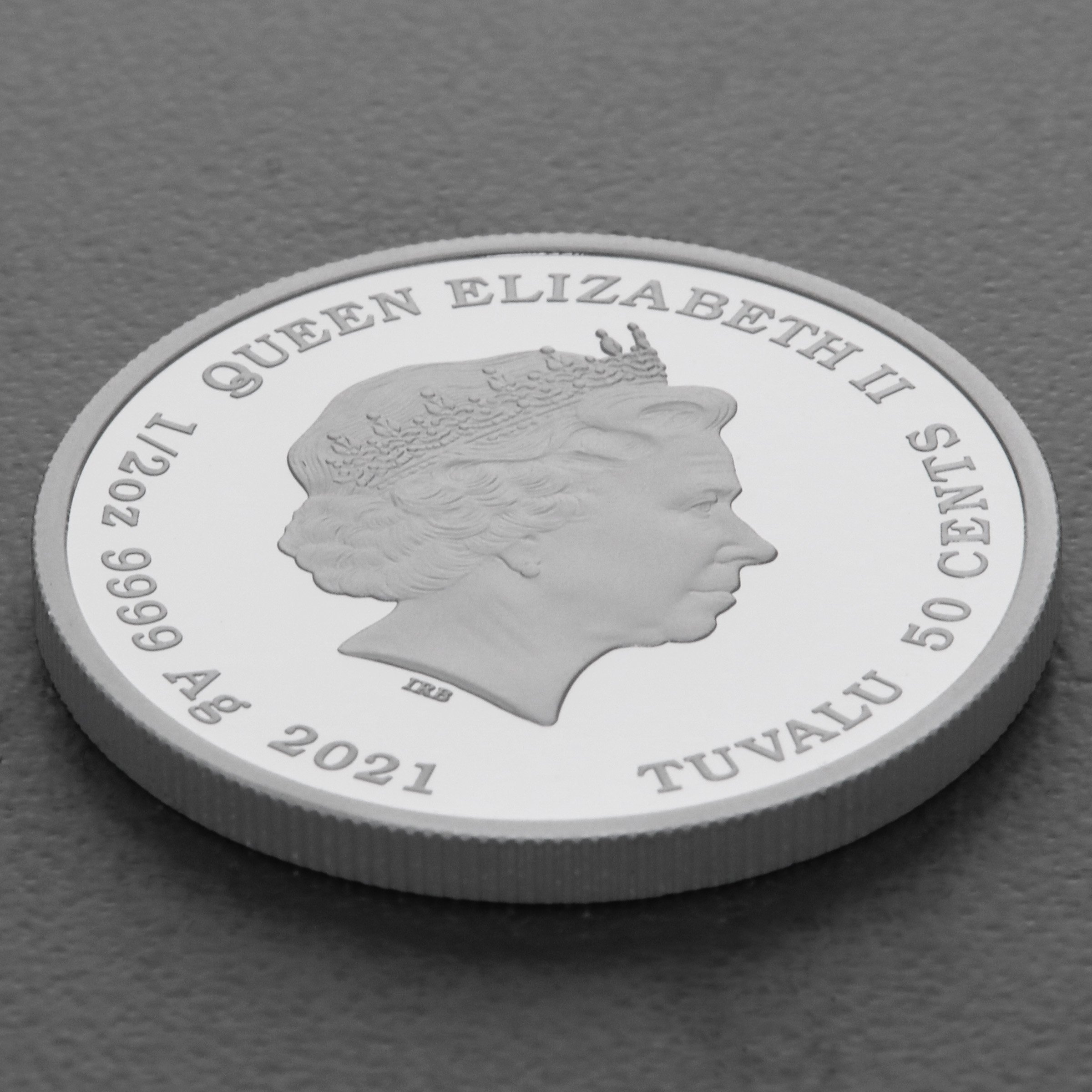 Silbermünzen 1oz +7 x 1/2oz "Roger Moore" 2024 (PP/kol./verg.) Set – 8-teilig James Bond (Tuvalu) - Detailansicht 20