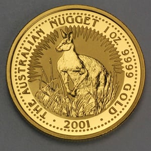 Goldmünze 1oz "Känguru" 2001 Australian Nugget (Australien) - Hauptansicht